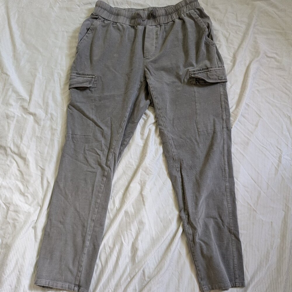 Marine Layer Men's Utility Cargo Pants Grey Large